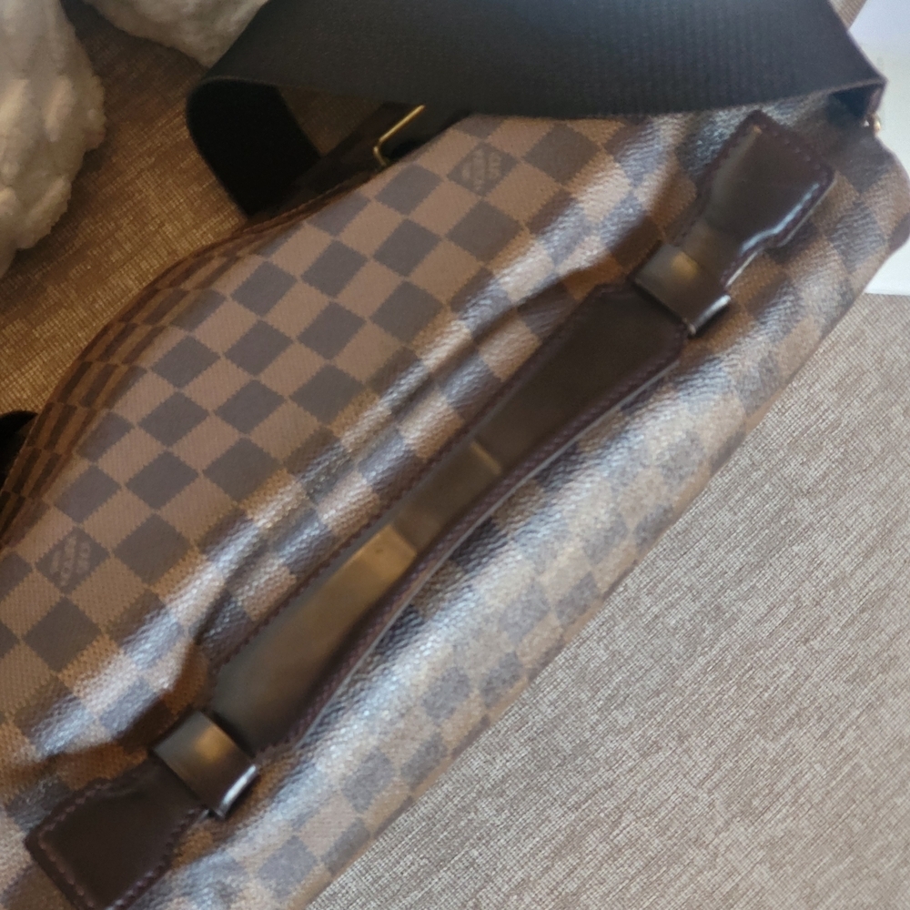 Louis Vuitton Broadway Damier Ebene Canvas Shouder Bag. Authentic w/COA. - Picture 6 of 16